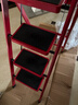 星奇堡 家用梯子工程梯折叠多功能人字梯伸缩室内加厚两用梯子 加厚四步梯-红色 实拍图