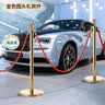 惠象 【一对装】礼宾杆迎宾柱 隔离带伸缩带警戒线一米线栏杆 金色1.5m 酒店礼堂 实拍图