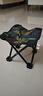 爆品椅子板凳小椅子户外钓椅马扎钓鱼便捷多功能超轻四角凳子马扎 户外小马扎-枫叶蓝色(活动) 实拍图