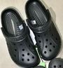 CROCS卡骆驰洞洞鞋贝雅男鞋女鞋轻便耐磨一脚蹬拖鞋休闲鞋|10126 黑色-001 40 (250mm) 实拍图