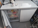 美菱（MeiLing）226升卧式冰箱家用商用对开两门风冷无霜定频变频电脑控温嵌入节能橱柜冰箱家商用厨房柜补贴 228升风冷无霜 电脑控温【升级变频】白色 实拍图
