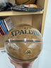 斯伯丁（SPALDING）篮球飞行员06十字型防尘吸湿皮料室内外通用7号成人青少年77-739Y 实拍图