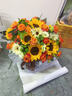 冉子花坊鲜花速递同城配送向日葵混搭抱抱桶玫瑰送女友爱人生日礼物真鲜花 抱抱桶混搭 实拍图