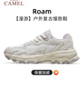 骆驼（CAMEL）漫游复古慢跑鞋女加绒运动鞋子 K23S09L7014A 米白/香芋紫 37 实拍图
