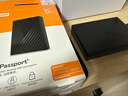 西部数据（WD）5TB 移动硬盘 USB3.0 My Passport随行版2.5英寸 黑 机械硬盘 笔记本电脑外接 大容量加密存储 实拍图