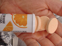 康恩贝 维生素C泡腾片4支*20片 固体饮料vc泡腾片(甜橙味2支+柠檬味2支) 实拍图