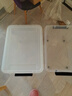 禧天龙塑料衣物收纳箱玩具整理箱车载储物箱55L 透明 3个装 带轮 实拍图
