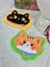 范爷家可爱猫咪擦手巾2个装加厚家用浴室擦手帕卡通强吸水毛巾厨房柔软亲肤擦手挂巾洗手巾 实拍图