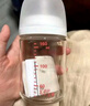 贝亲（Pigeon）新生儿奶瓶套装 玻璃+ppsu 3瓶2奶嘴2配件 适用0-1岁半 实拍图
