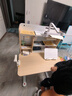 读书郎价保618儿童学习桌书桌椅套装中小学生专用写字桌椅子家用课桌 鲸容大书架+AA级护眼灯+脚踏升降 实拍图