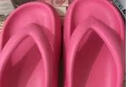 IQGD拖鞋女人字拖沙滩凉拖鞋外穿简约夏季E3004 玫红 40-41  实拍图