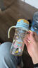 贝亲（Pigeon）自然成长翻盖直饮吸管 大童奶瓶330ml 马戏团 18月+ AA279 实拍图