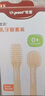 世喜婴儿牙刷0-1岁乳牙刷口腔清洁棒器早早刷2支装新生幼儿硅胶刷套装 实拍图