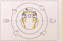 魔幻厨房食品级硅胶揉面垫 抗菌加厚面板家用和面硅胶垫案板擀面杖三件套 【液态硅胶】70*50-奶白-揉面猫 实拍图