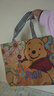 【物超所值】时尚休闲帆布包女单肩包上班托特包帆布袋卡通包包 可爱熊 大包 实拍图