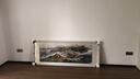 良品大师山水画办公室挂画中式客厅装饰画万里长城靠山图茶室字画风景壁画 万里长城A1 70*190cm宣纸锦绫+有机玻璃+红褐色实木框（热卖款） 实拍图