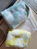 洁丽雅（Grace）花朵毛巾纯棉洗脸巾吸水全棉家用成人擦脸儿童男女士面巾 绿+黄 实拍图