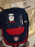 巴布豆卡通图案书包男1-3-6年级儿童小学书包女童双肩背包护脊轻便减负 H21409红色大号 实拍图