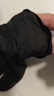 英科医疗（INTCO）一次性手套丁腈手套100只中码黑色丁晴加厚耐用劳保橡胶洗碗手套 实拍图
