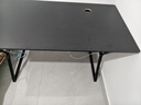 汤能优品电脑桌台式家用电竞游戏桌简约卧室书桌办公学习桌学生写字小桌子 单桌-耀黑120*60【C型加固结构】 实拍图