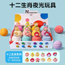 NARBERRY儿童泡澡球带玩具泡泡浴球牛奶浴精油浴盐球洗澡专用多泡泡沐浴球 儿童十二生肖泡澡球【一盒12颗】 实拍图