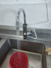 奥克斯（AUX）电热水龙头热水器加热水龙头快速热水变频恒温厨房下进水 【大屏数显】电镀银+漏保插头+万向喷头 实拍图