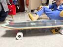 迈卡龙S7陆地冲浪板初学者滑板成人儿童专业刷街代步免蹬地陆冲板大鱼板 S7-32寸恶魔岛 实拍图