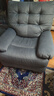 乐至宝LAZBOY布艺单人沙发摇摇椅懒人沙发手动落日哈尼灰【7天发】 实拍图