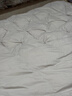 无印良品100%白鹅羽毛绒丝被子冬被约6.6斤【填充2000g】220*240cm扭花灰 实拍图