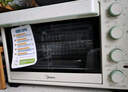 美的（Midea）【国家补贴】家用多功能风炉电烤箱 40L大容量/四面搪瓷/热风循环/空气炸锅烤箱一体机PT4012W二代 实拍图