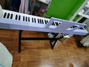 特伦斯折叠钢琴88键便携式电钢琴成人儿童电子琴重力度键盘V30pro钢琴 梦幻紫+专用琴包+Z型琴架 实拍图