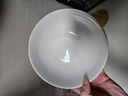 7英寸横纹碗敞口深口陶瓷碗拌面碗汤碗餐盘防烫釉下彩加厚 7英寸1个 实拍图