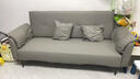 韶宜沙发客厅2025新款小户型可折叠沙发床一体两用简约猫抓皮布艺沙发 浅灰色 【免洗五防猫抓皮】 三人位【长1.7*0.95米】 实拍图