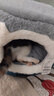 华元宠具（hoopet）猫窝封闭式四季通用猫房子猫床幼猫冬季保暖猫屋可拆洗垫子宠物窝 两用封闭式猫窝【垫子可拆洗】 M：50*50*H36cm(适用15斤内猫咪) 实拍图