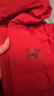 戴维贝拉（DAVE＆BELLA）童装男童羽绒服洋气儿童连帽外套保暖女宝宝衣服秋冬新年小童上衣 红色【DB4242806】 110 cm（建议身高100-110cm） 实拍图