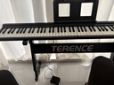特伦斯电子琴88键折叠琴成人儿童初学电钢键盘教学乐器V10便携钢琴 典雅黑+原装琴包+Z型琴架 实拍图