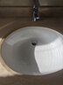 科勒洗手盆台盆椭圆形台下盆嵌入式面盆卡斯登陶瓷洗脸盆卫生间 2211T-0面盆+R7119T下水器 实拍图