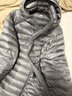 京东京造穿山甲轻薄羽绒服 连帽白鸭绒户外秋冬外套短款男 钛灰色 XXL 实拍图