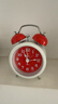 得力（deli）儿童节礼物迷你夜光闹钟家庭卧室床头钟儿童学生专用起床神器 年庆款红色开学礼物开学季 实拍图