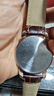 正品男士手表高档休闲石英表简约气质男表皮带高颜值罗马时尚腕表 咖啡色指挥官款 实拍图