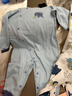 舒贝怡2件装婴儿衣服新生儿连体衣男女满月哈衣春秋周岁爬爬服 90cm 实拍图