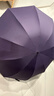 天堂 双人晴雨伞三折 晴雨伞三折10骨超大加固黑胶防晒伞 暗夜紫 实拍图