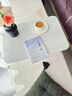 飞旺藤达床上书桌小桌子可折叠小桌板懒人简易床桌笔记本大号大学生宿舍 珍珠白-常规款（平面无卡槽杯托） 60*40*28cm【学习看书玩手机】 实拍图