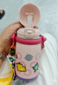 babycare儿童保温杯婴儿宝宝学饮杯吸管水杯水壶不锈钢450ml-新老款随机发 实拍图