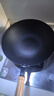 京东京造 炒锅 铁锅炒菜电磁炉燃气灶平底【健康无涂层】进口极铁带盖30cm 实拍图