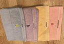 洁丽雅 儿童毛巾4条装7A抗菌小毛巾宝宝家用纯棉可爱吸水吸汗绣花童巾 实拍图
