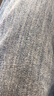 百图betu女装秋冬新款牛仔裤显瘦高腰阔腿渐变毛边牛仔裤2310D07 牛仔色 XS 实拍图