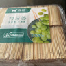 双枪一次性竹牙签环保袋装量贩装大包装2400支 实拍图