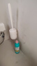 马桶刷无死角家用厕所壁挂挂墙式北欧刷子套装创意可爱卫生间神器 马桶刷白色【塑料头】带底盘 实拍图