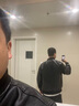 马登工装美式复古黑色MA1飞行员皮衣夹克男春痞帅短款荔枝纹男士外套 静谧黑 【机车夹克/男士皮夹克/阿美咔叽硬汉上衣】 2XL 实拍图
